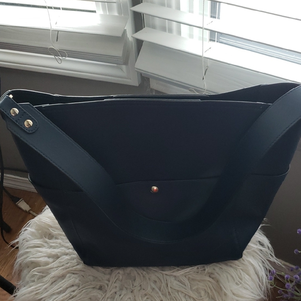 Bostanten Classic Navy Tote Bag